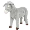 VIDAXL Jouet en Peluche Âne Gris XXL Poupée Doudou pour Enfants Bébés Maison 91343