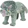 vidaXL Jouet en peluche Dinosaure Tricératops Vert XXL