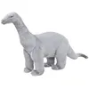 vidaXL Jouet en peluche Dinosaure Brachiosaurus Gris XXL