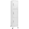 vidaXL Armoire à casier avec 3 compartiments 38x45x180 cm