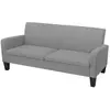 vidaXL Canapé à 3 places 180 x 65 x 76 cm Gris clair
