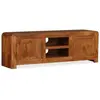 vidaXL Meuble TV Bois massif avec finition miel 120 x 30 x 40 cm