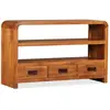 vidaXL Meuble TV Bois d'acacia solide 90 x 30 x 55 cm