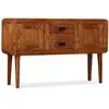 vidaXL Buffet Bois massif avec finition miel 120x30x75 cm