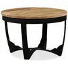 vidaXL Table basse bois de manguier brut 60x40 cm