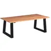 vidaXL Table basse Bois d'acacia massif 110 x 60 x 40 cm