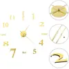 vidaXL Horloge murale 3D Design moderne 100 cm XXL Doré