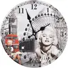 vidaXL Horloge murale vintage Marilyn Monroe 30 cm