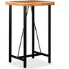 vidaXL Table de bar Bois massif d'acacia 60x60x107 cm