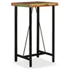 vidaXL Table de bar Bois de récupération massif 60 x 60 x 107 cm