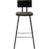vidaXL Tabourets de bar lot de 2 bois massif de récupération