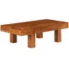 vidaXL Table basse Bois d'acacia solide avec finition miel 100x50x30cm