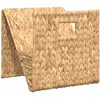 vidaXL Porte-revue 31 x 31 x 31 cm Jacinthe d'eau