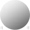 vidaXL Miroir mural 70 cm Rond Verre