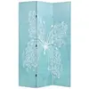vidaXL Cloison de séparation pliable 120 x 170 cm Papillon Bleu