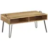 vidaXL Table basse Bois de manguier massif 100 x 60 x 45 cm