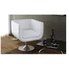vidaXL Tabouret de bar Blanc Similicuir