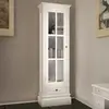vidaXL Meuble de bibliothèque avec 3 étagères Blanc Bois 60639
