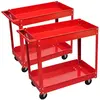 vidaXL Chariots à outils pour atelier 2 pcs 100 kg 2 étagères