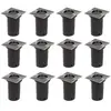 vidaXL 12 pcs Lampes encastrables au sol d'extérieur Carré