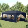 vidaXL Tente de réception 3 x 6 m Bleu