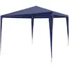 vidaXL Tonnelle de jardin Tente de réception Chapiteau Bleu 3x3m