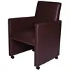 Vidaxl - Chaises à manger lot de 2 marron similicuir