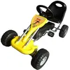 vidaXL Kart à pédales Jaune