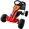 vidaXL Kart à pédales Rouge
