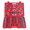 vidaXL Ensemble de tarauds et filières 111 pcs