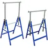 vidaXL Tréteaux télescopiques (lot de 2)