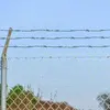 vidaXL Fil de fer barbelé d'enchevêtrement rouleau vert 100 m
