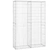 vidaXL Panier de gabion avec couvercle Fil galvanisé 150 x 100 x 30 cm
