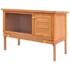 vidaXL Clapier d'extérieur Enclos pour petits animaux 1 niveau Bois