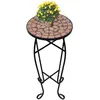 vidaXL Table d'appoint Mosaïque Terre cuite