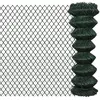 vidaXL Clôture à mailles losangées Acier 1,25x25 m