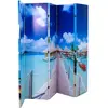 vidaXL Cloison de séparation pliable 200 x 170 cm Plage