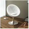 vidaXL Tabouret de bar Blanc Similicuir