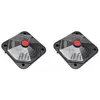 vidaXL Lot de 2 chauffages solaires pour piscine 735 W