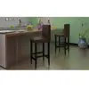 vidaXL Tabourets de bar lot de 6 marron foncé similicuir