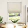 vidaXL Store plissé 70x125 cm Crème