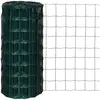 vidaXL Clôture euro Acier 10 x 0,8 m Vert