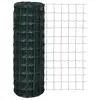 vidaXL Clôture euro Acier 10 x 0,8 m Vert