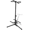 vidaXL Stand de double guitare pliable