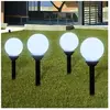 vidaXL Lampes d'allée à LED 4 pcs 15 cm avec piquet de sol