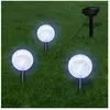 vidaXL Lampes de jardin LED solaires 3 pcs avec piquet de sol