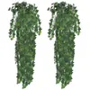 vidaXL Plantes artificielles 2 pcs Lierre Vert 90 cm