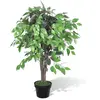 vidaXL Palmier Artificiel Plastique avec Pot 90 cm