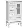 vidaXL Armoire avec 5 tiroirs et 2 étagères Blanc