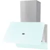 vidaXL Hotte Verre trempé Blanc 600 mm